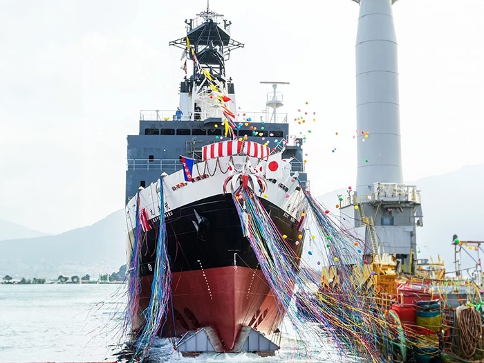 New salvage tug after launching