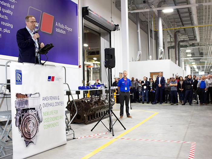 Stratmann opens new MTU remanufacturing and overhaul center