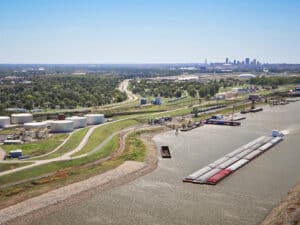 One of the St. Louis metro ports