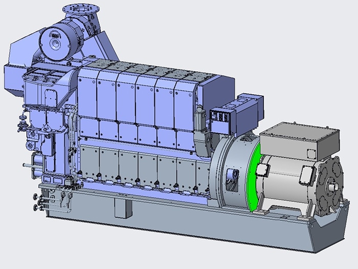 Engine that will power new Antarctica21 polar vessel