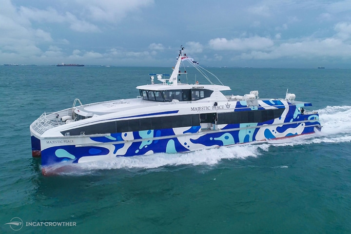 Second generation Majestic Fast Ferries Incat