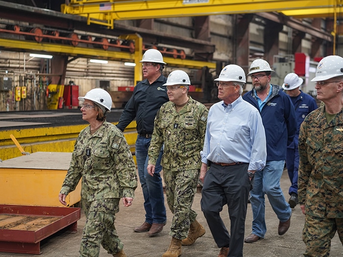 Bollinger Mississippi Shipbuilding tour