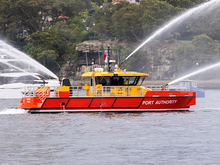 Port Authority NSW fire/rescue boat