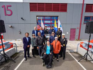 Fireboat station dedication