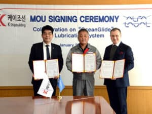 OceanGlide fluidic air lubrication system MOU
