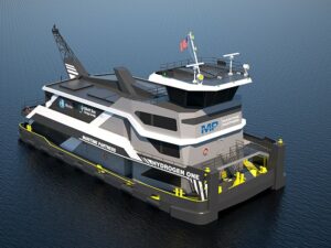 The M/V Hydrogen One is one of a few vessels making waves with alternative fuels. (Credit: Maritime Partners)