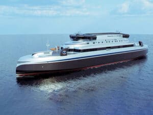 hydrogen powered ferry with MAN Cryo technology
