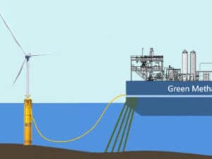 Green methanol offshore platform