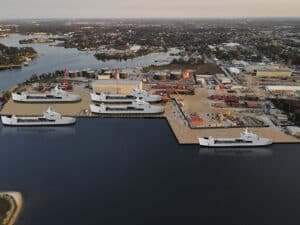 Nelson Street shipyard after completion of upgrades