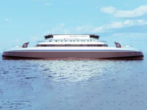 hydrogen-fueled ferries will be all enclosed
