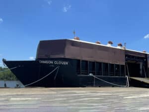 New breakbulk service will use fully enclosed warehouse barge Crimson Clover