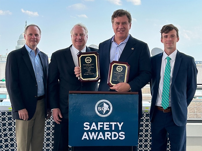 SCA safety award winners