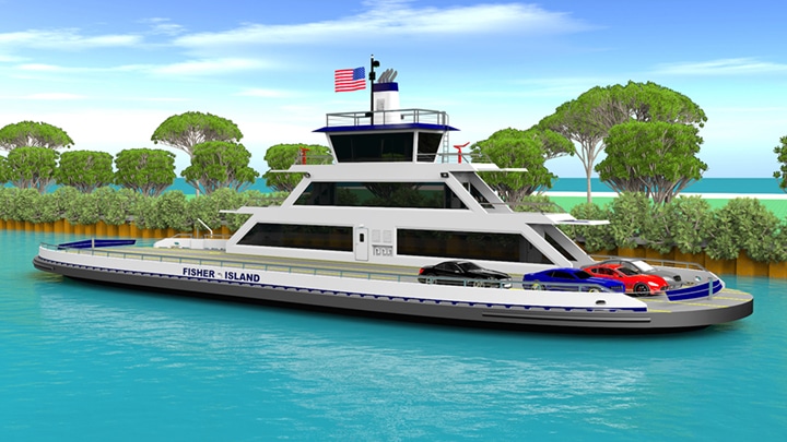 New Fisher Island ferry