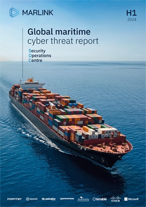 cover of maritime cyber threat report