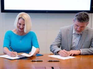 Offshore CO2 storage agreement signing