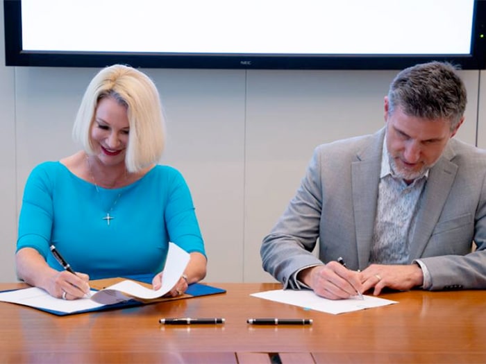 Offshore CO2 storage agreement signing