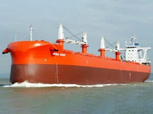 Mooring line recoil impacted officer on this ship