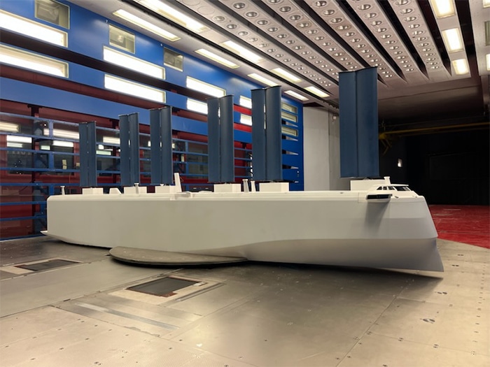 wind tunnel test model