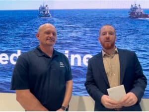 Luke Briant, vice president of sales and marketing at Arlington, Va.-based Trident Maritime Systems