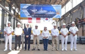 Ceremony at SIMA shipyard