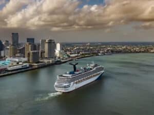Cruise ship in Port NOLA
