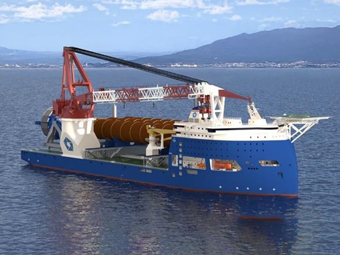 Vessel with U-stern