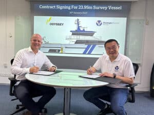 survey vessel contract signing