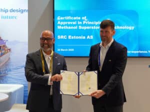 methanol superstorage certificate presentation