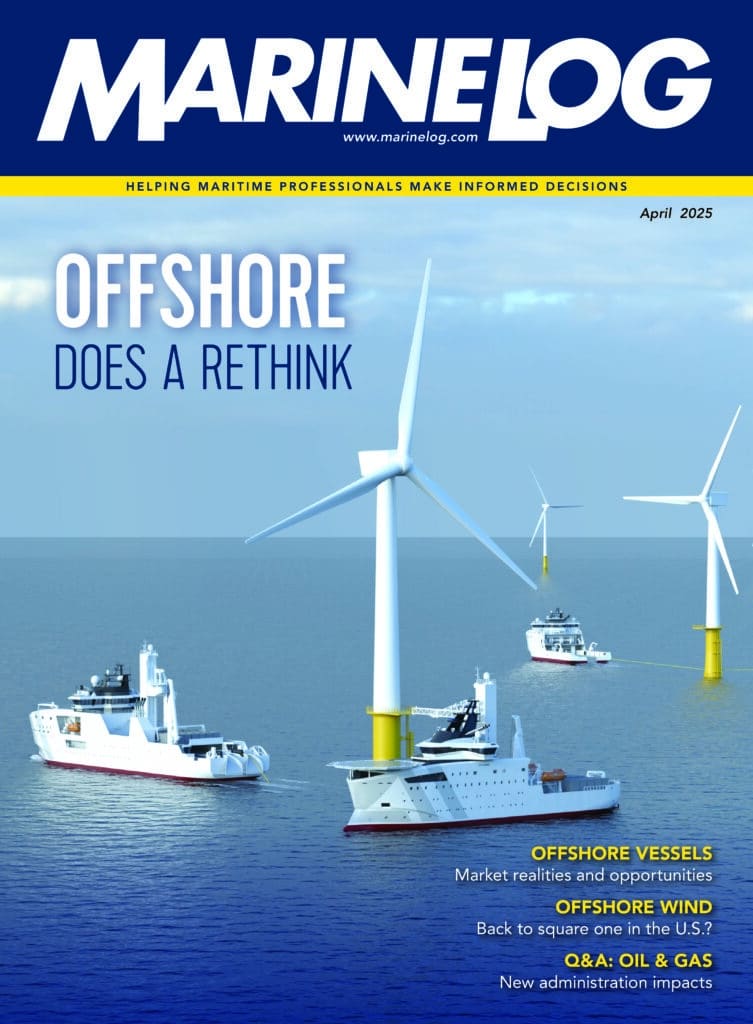April 2025 Marine Log magazine