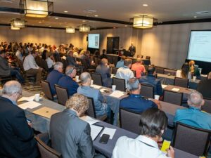 One of the key highlights at Ship Repair USA is the panel titled "Navigating Uncertainty: The Impact of Tariffs and Policy on U.S. Shipbuilding & Repair."