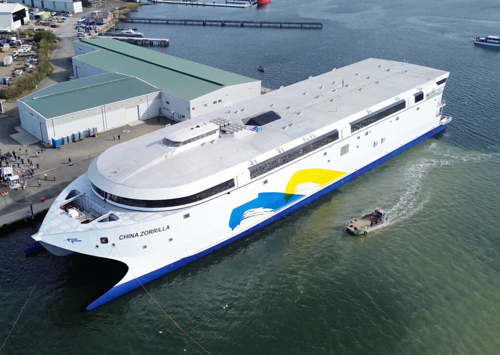 Incat Tasmania built ferry