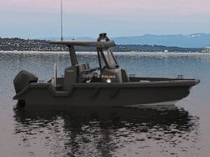 Petestep designed patrol boat