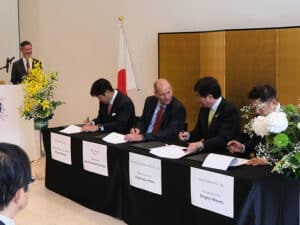 Hydrogen engine partnership launch ceremony