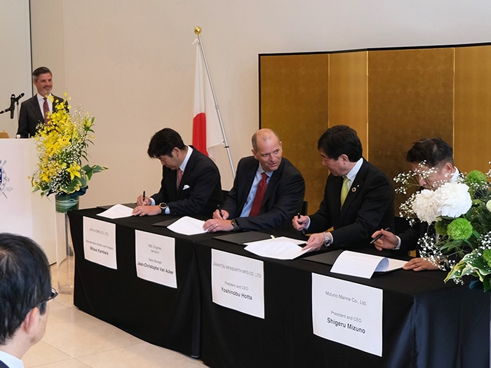 Hydrogen engine partnership launch ceremony