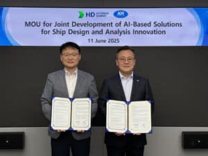 KR and HD Hyundai Samho sign MOU to jointly develop AI-based solutions for innovation in ship design and analysis.