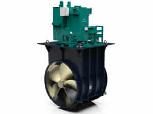 Steerprop tunnel thruster