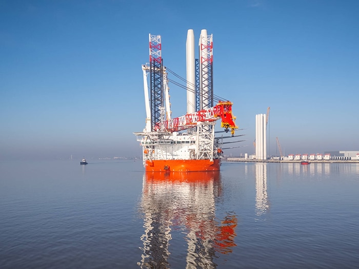Wind Keeper becomes the eighth vessel in Cadeler’s growing fleet of jack-up vessels, with another four currently under construction with upcoming deliveries.[Photo: Cadeler]