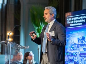 Pierroberto Folgiero, CEO and managing director of Fincantieri: “This is a defining moment for American shipbuilding—and Fincantieri is here to stay.”