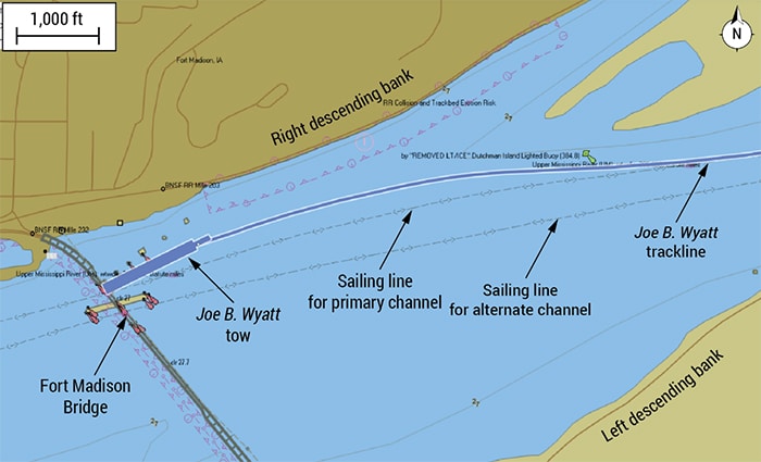 barge tow approach to bridgr