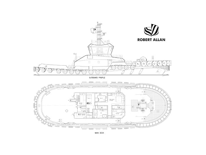 Robert Allan Ltd. has been awarded a milestone contract to design a fully battery-electric tug for Tianjin Port in Northern China.