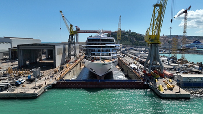Viking Mira at Ancona Shipyard