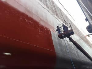 PPG recently announced the 100th drydocking performed using electrostatic application for marine hull coatings.
