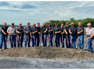 Superior Ag, an Indiana-based farmer-owned cooperative, officially broke ground today on its state-of-the-art fertilizer terminal at the former Summit River Terminal site near Rockport.