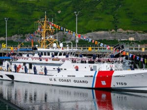 The Coast Guard commissioned its newest cutter, Coast Guard Cutter Earl Cunningham (WPC 1159), for official entry into its service fleet during a ceremony held in Kodiak, Alaska, August 11, 2025.