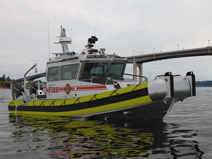 SAFE Boats International announced it has been awarded a contract to build a new fireboat for the City of Bremerton Fire Department.