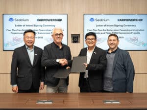 Seatrium Limited announced the signing of a LOI with Karpowership, the owner, operator, and builder of the world’s largest powership FSRU fleet.