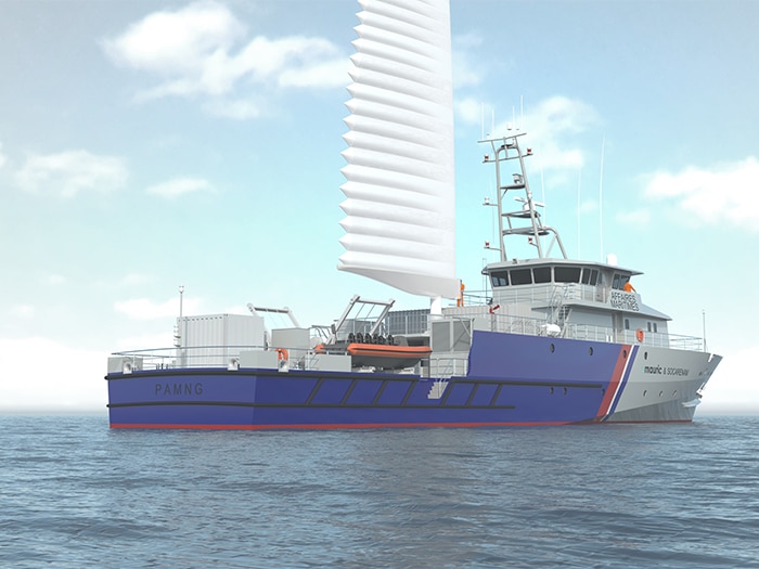 French patrol vessel