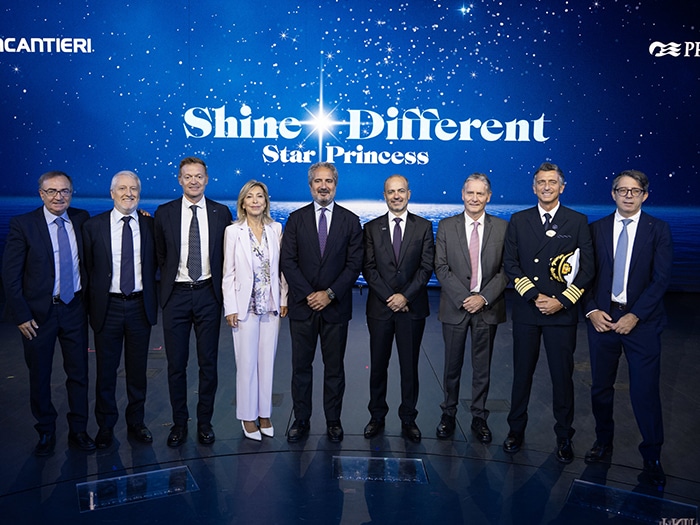 Star Princess hand over ceremony