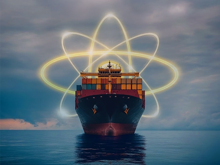 nuclear powered shipping