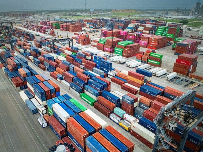 containers at Port Houston